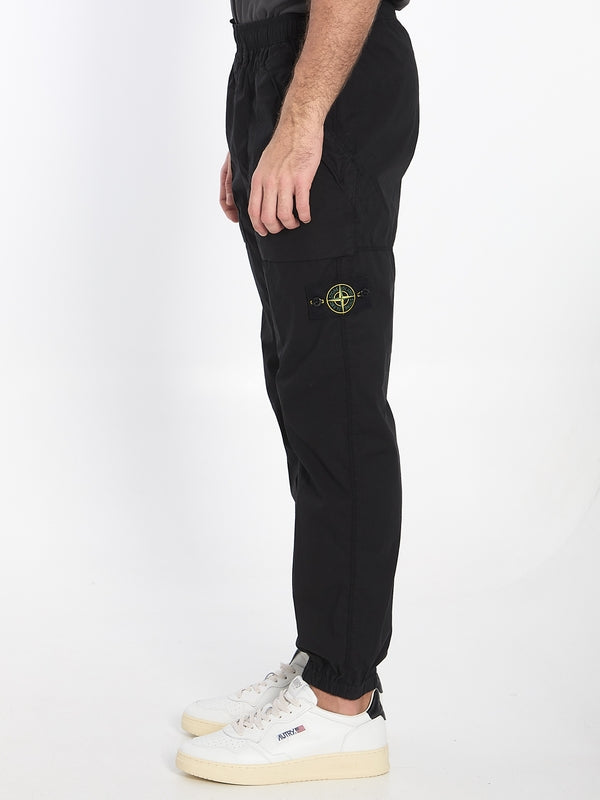 Wappen Patch Cotton Jogger Pants