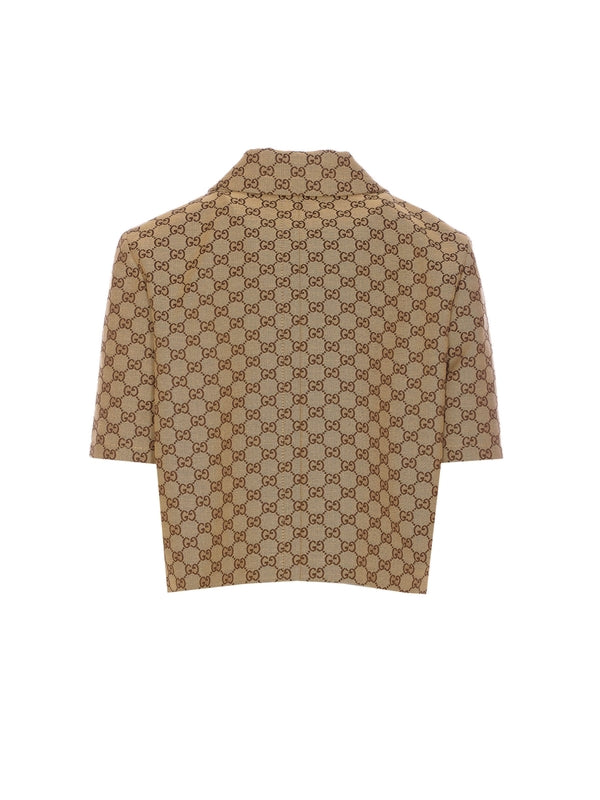 All-Over GG Logo Horsebit Jacket