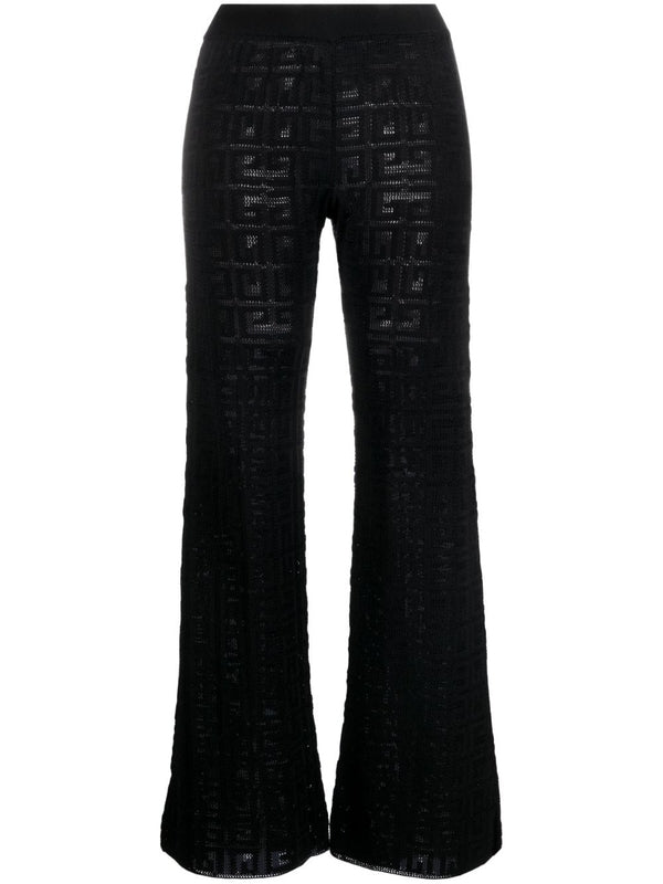 4g Pattern Viscose Pants