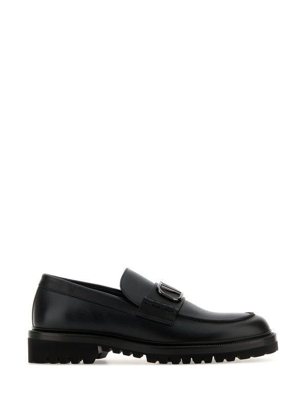Valentino Black Loafers
