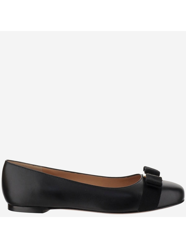 Varina Leather Flat Shoes