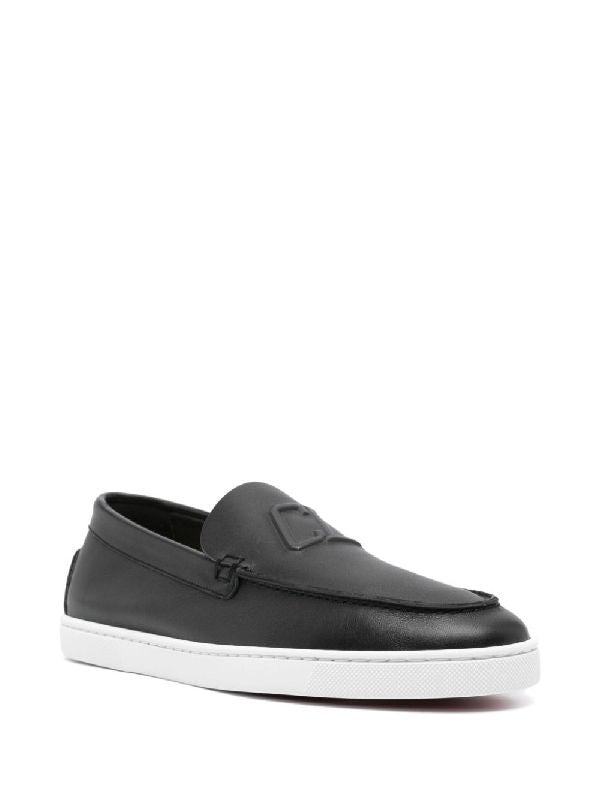 Varsiboat Logo Calfskin Boat Shoes