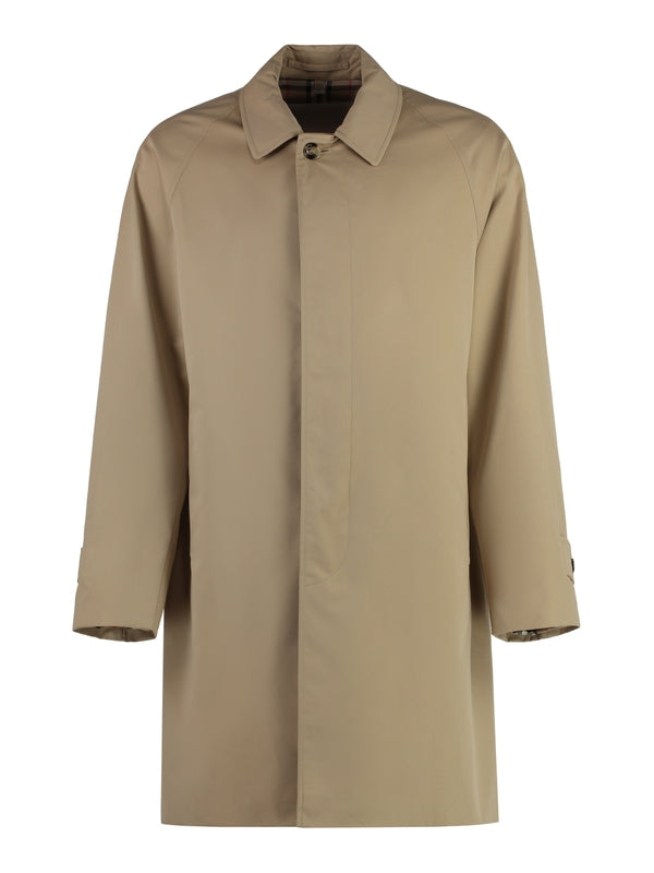 Single Breasted Raglan Trench Coat