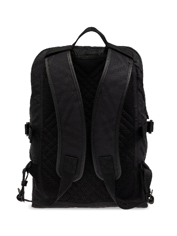 Check Jacquard
  Nylon Backpack