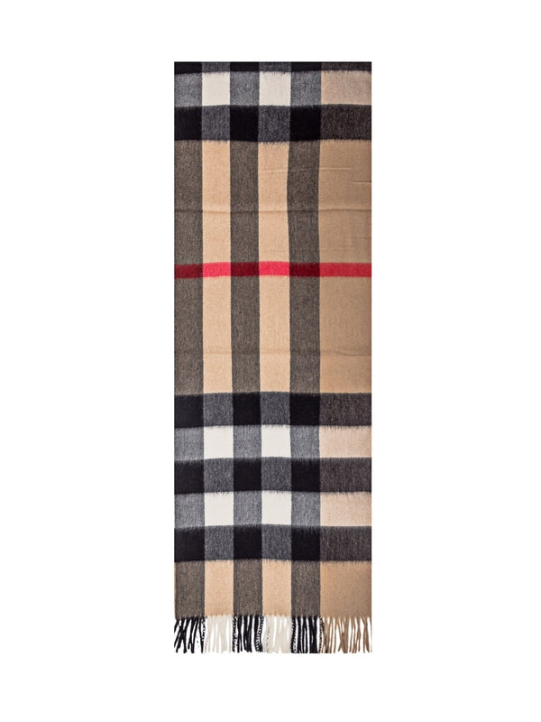 Check Pattern Cashmere Muffler