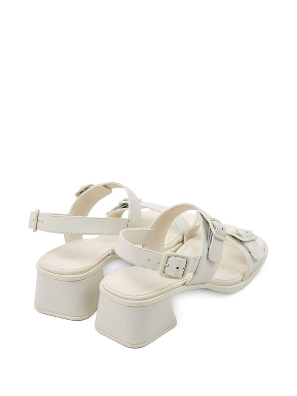 Camper White Sandals Heel