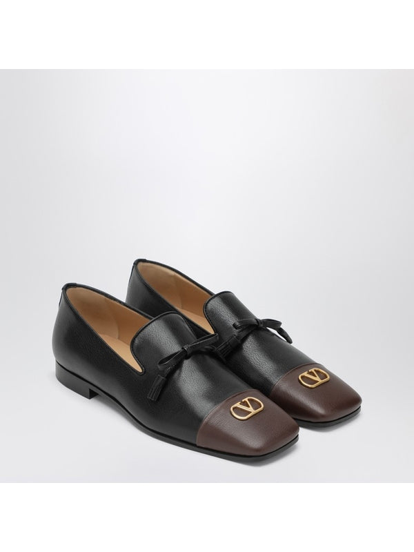 Valentino Black Loafers