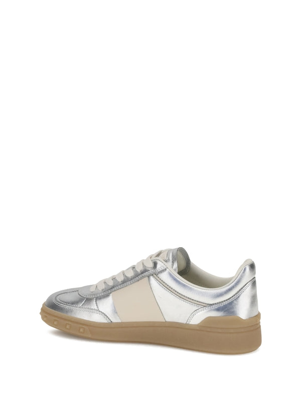 Valentino Silver Low Top Sneakers