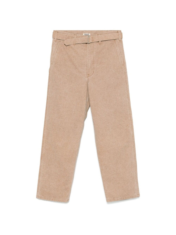 Belt Cotton Canvas Pants