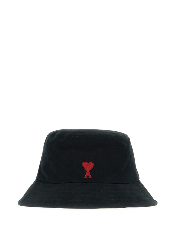 Ami Black Bucket Hat