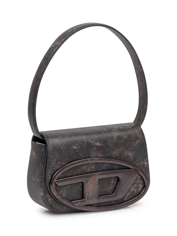 1dr Logo Distressed Leather Tote Bag