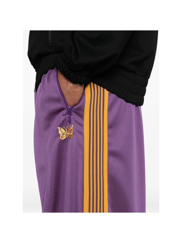 Butterfly Embroidered Track Pants