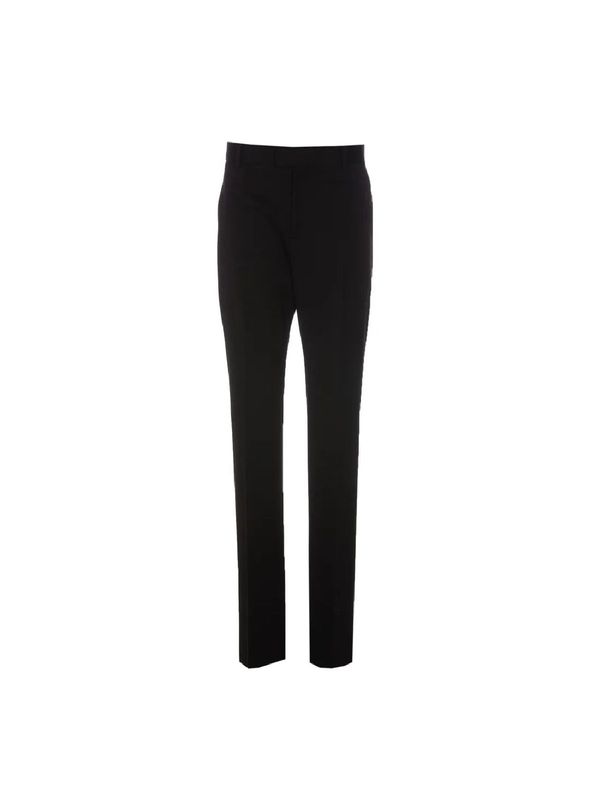 Black Wool Tailored Pants