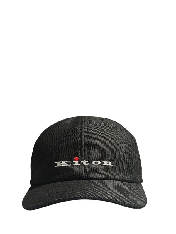 Logo Embroidered Cotton Blend Ball Cap