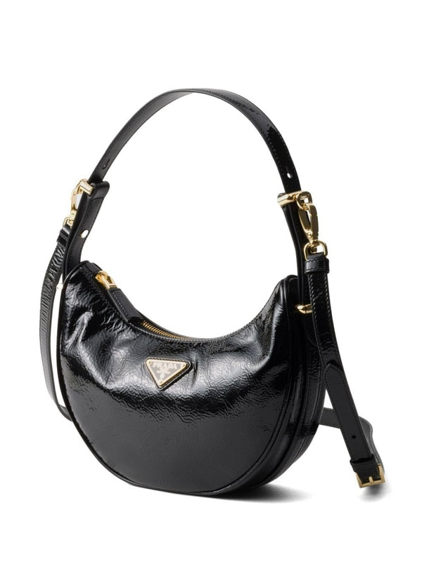 Arke Triangle Logo Leather Shoulder Bag