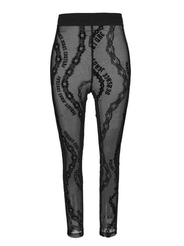 Chain Printing Sheer Leggings