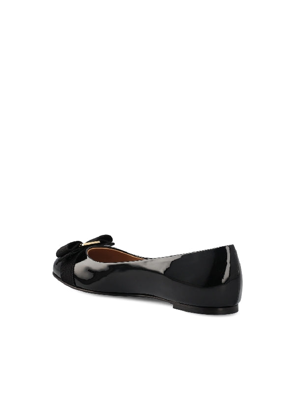 Varina Patent Leather Flat Shoes