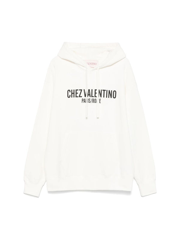 Valentino White Hoodies