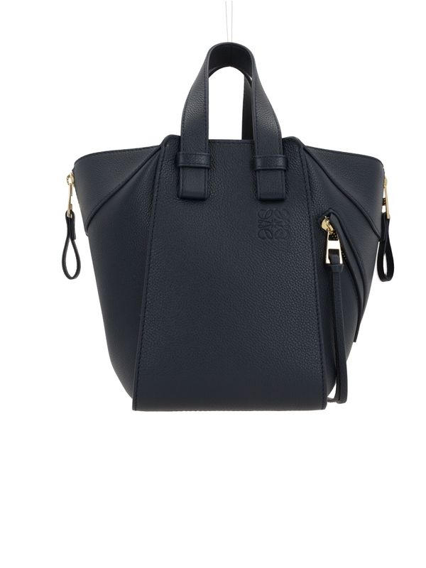 コンパクトハンモックアナグラムロゴレザートートバッグ