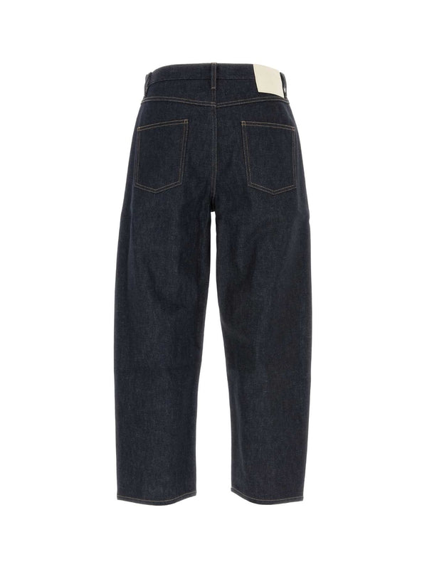 Back Logo Patch Denim Pants