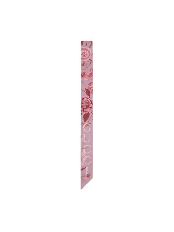 Flower Printing Silk Muffler