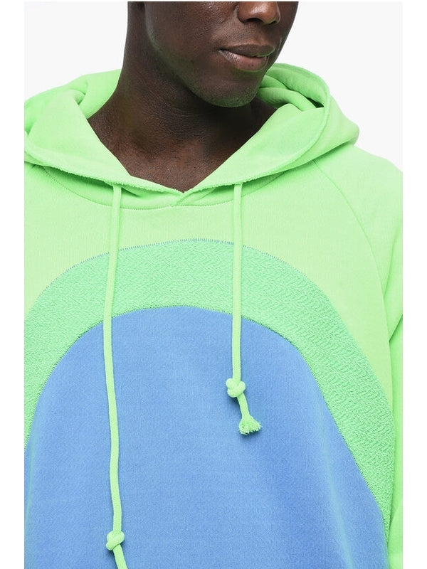 Two-Tone Brushed Cotton Hoodie
