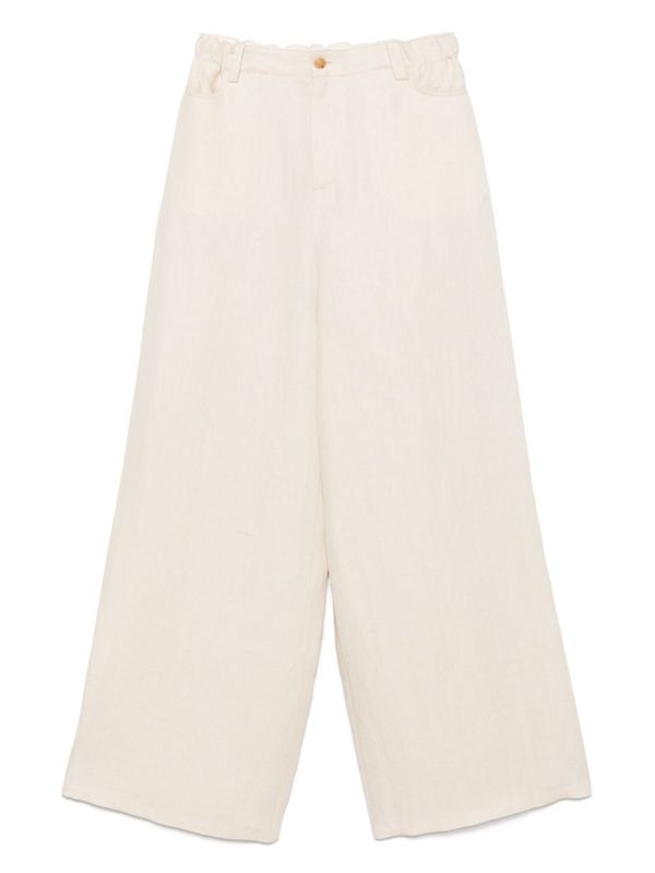 White Linen Pants