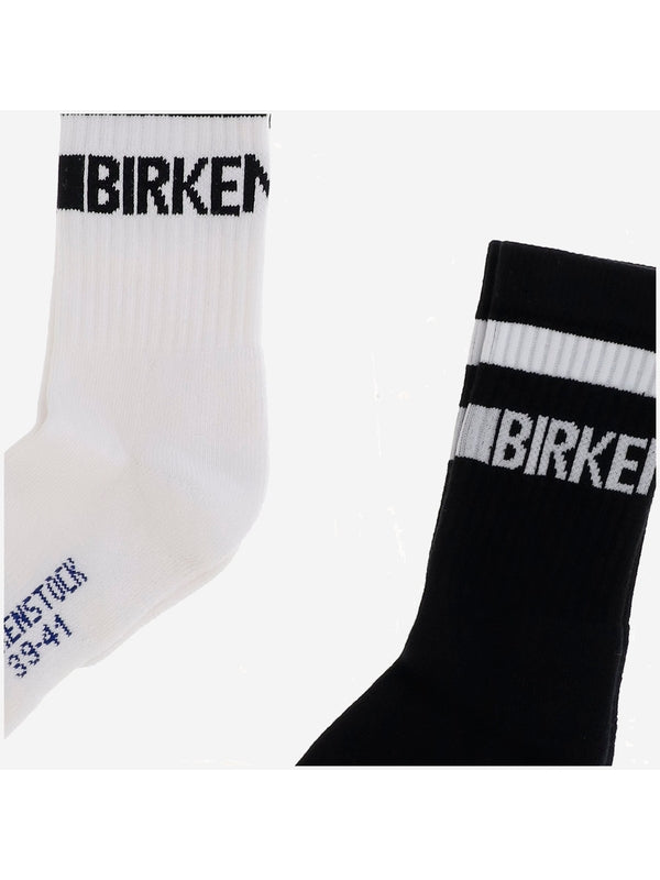 Birkenstock Black And White Socks