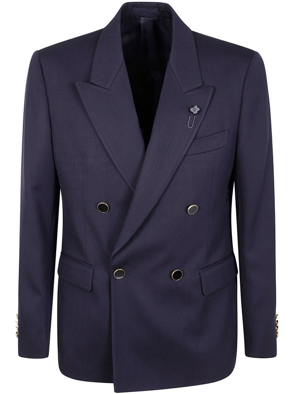 Lardini Navy Tailored Jacket
