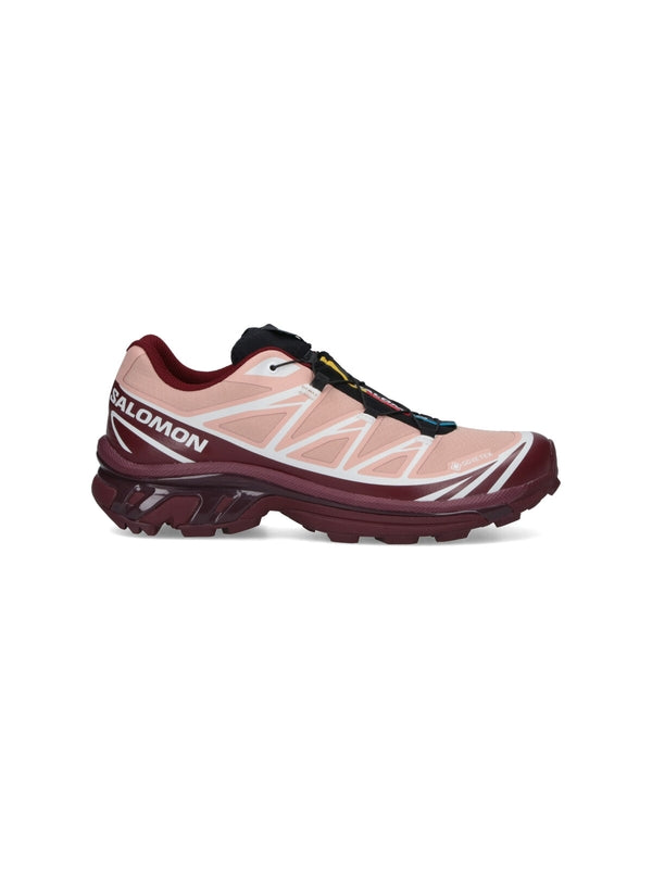 Salomon Pink Low Top Sneakers
