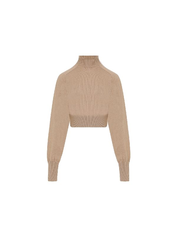 Wool High-neck Knit