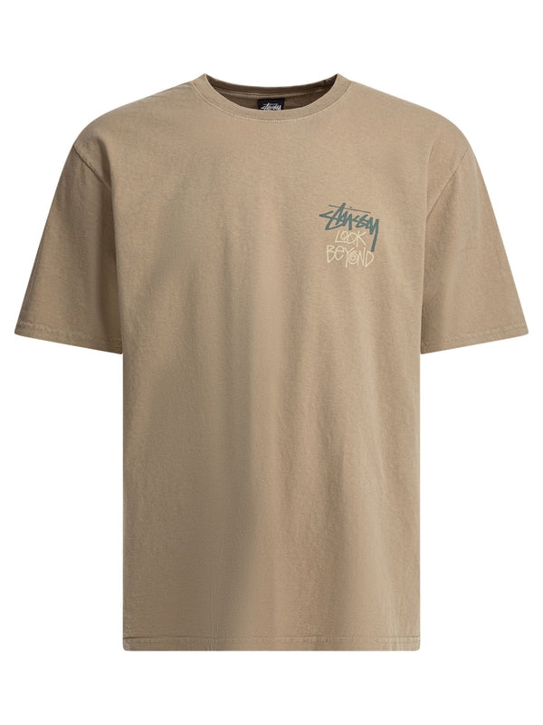 Stussy LOOK BEYOND Beige Half Sleeve