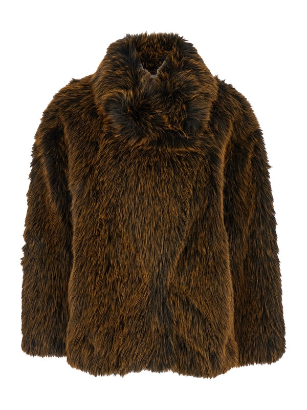 Semicouture Brown Fur & Shearling
