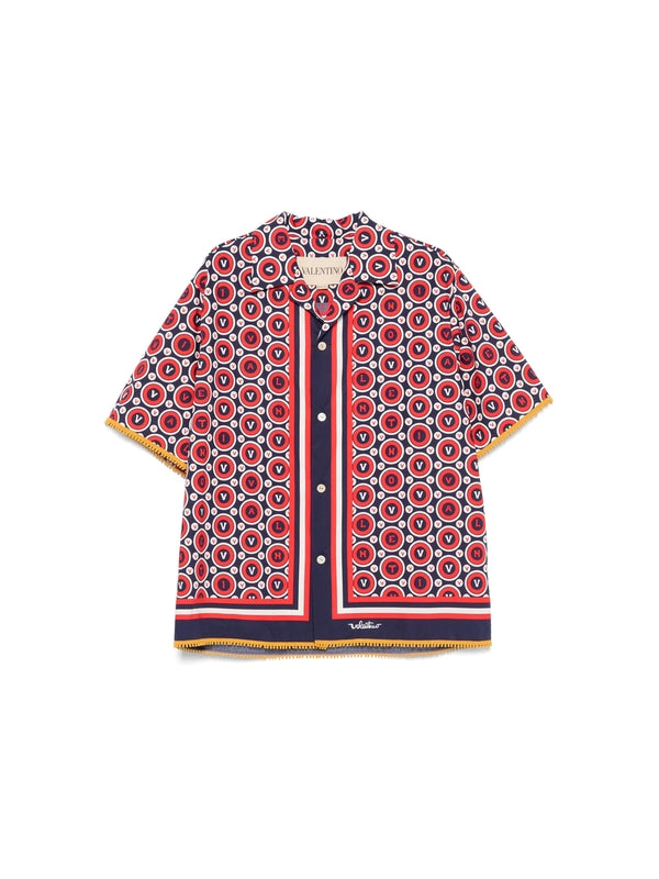 Valentino Red Blue Shirts