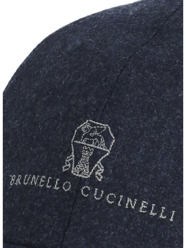 Brunello Cucinelli 帽子 ブルー キャップ