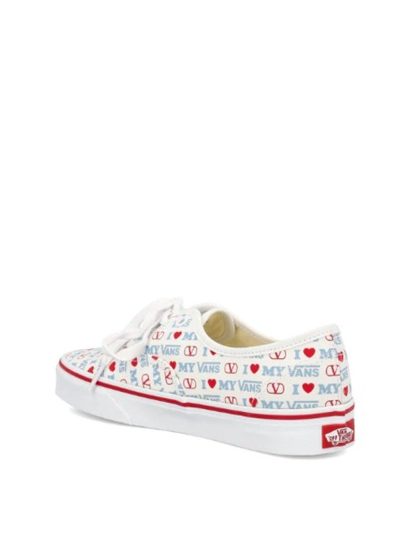 Valentino White Low Top Sneakers