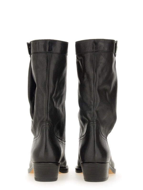 Ademe Leather Mid Boots