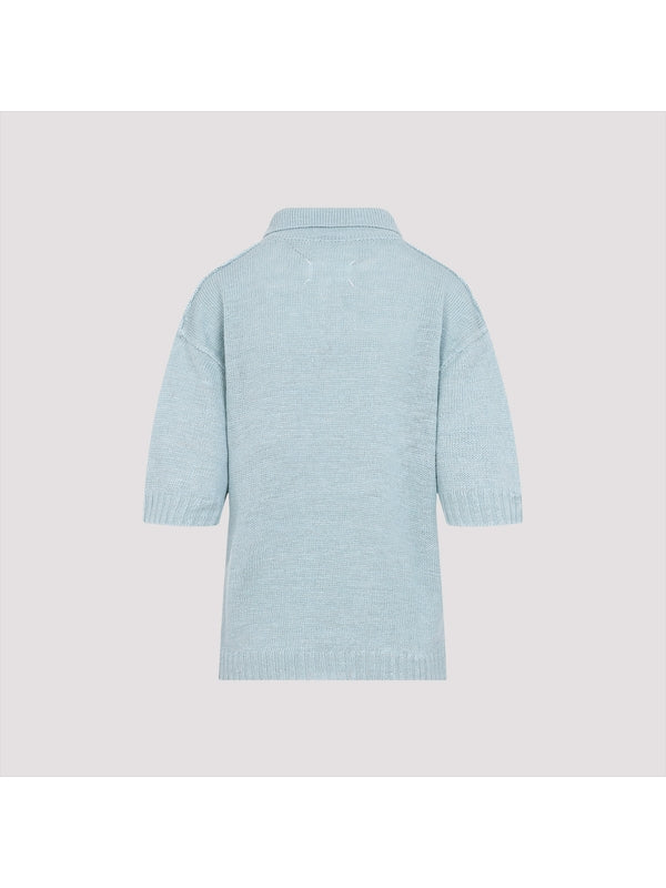 Back Stitch Detail Polo Shirt