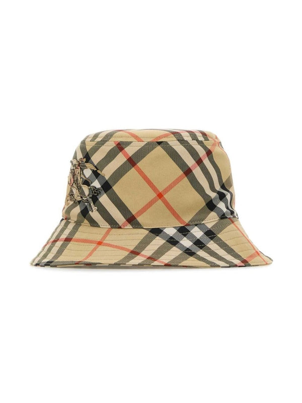 Ekd Check Pattern Bucket Hat