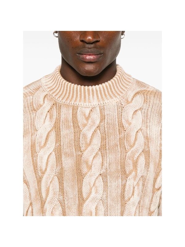 Drop Shoulder Cable Knit