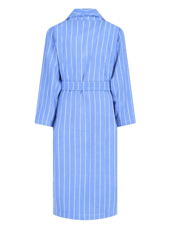 Striped Belt Bathrobe