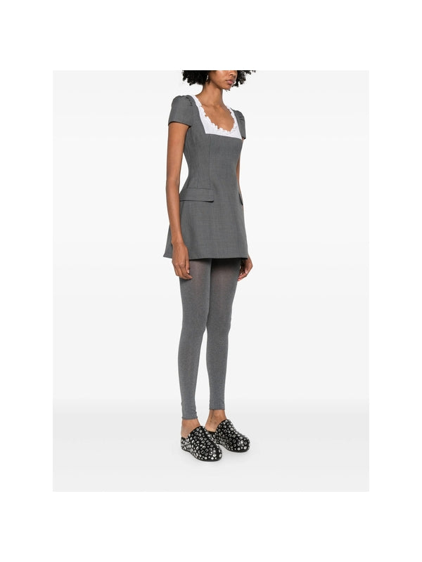 SHUSHU/TONG Grey Mini Dress