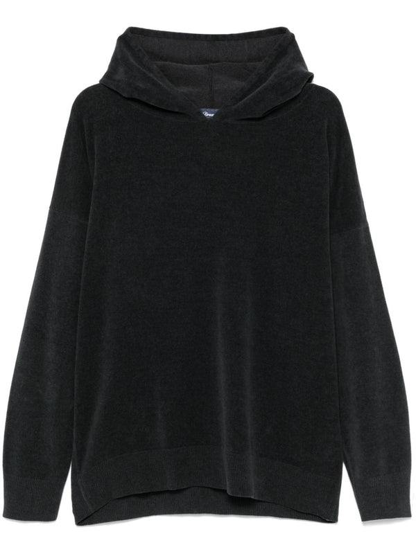 Chenille Cotton Wool Hooded Top