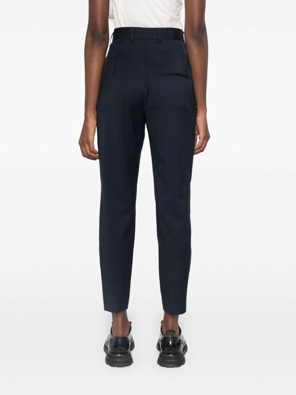 Crop Wool Tailored Pants