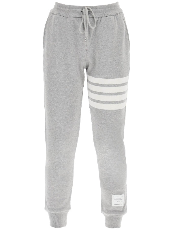 4-Bar Cotton Jogger Pants - Jente