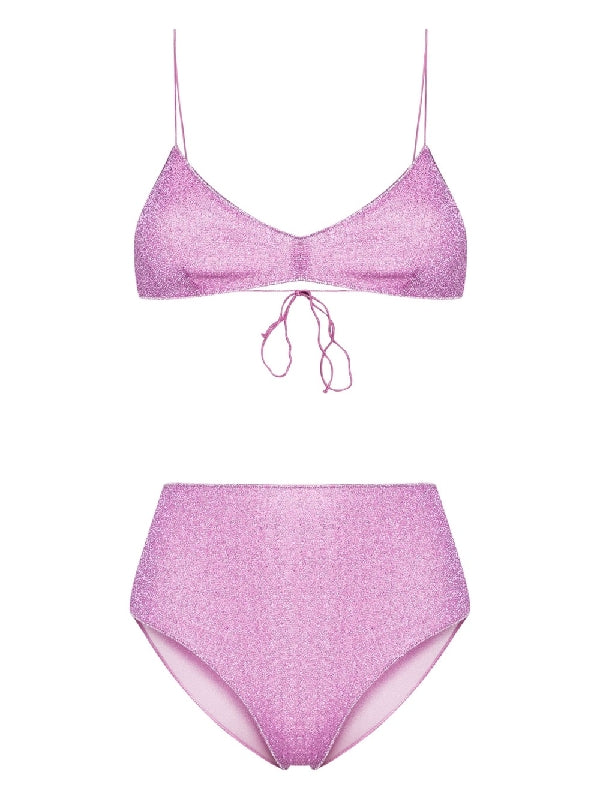 Lurex Bralette Bikini Set