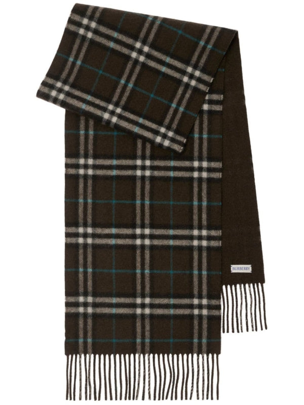 Check Pattern Cashmere Muffler