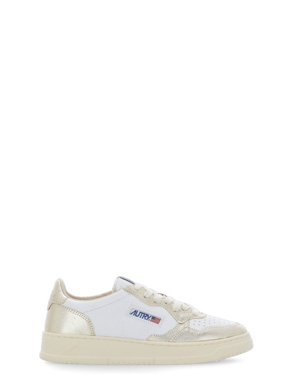 Autry Gold Low Top Sneakers