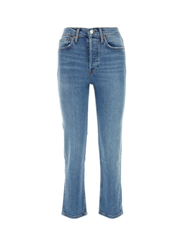 Re/Done Blue Denim Pants