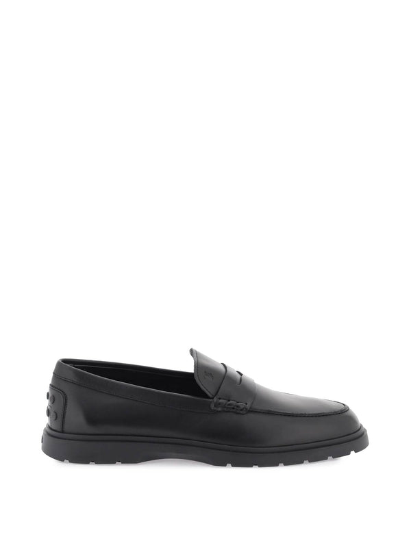 Black Leather Loafers